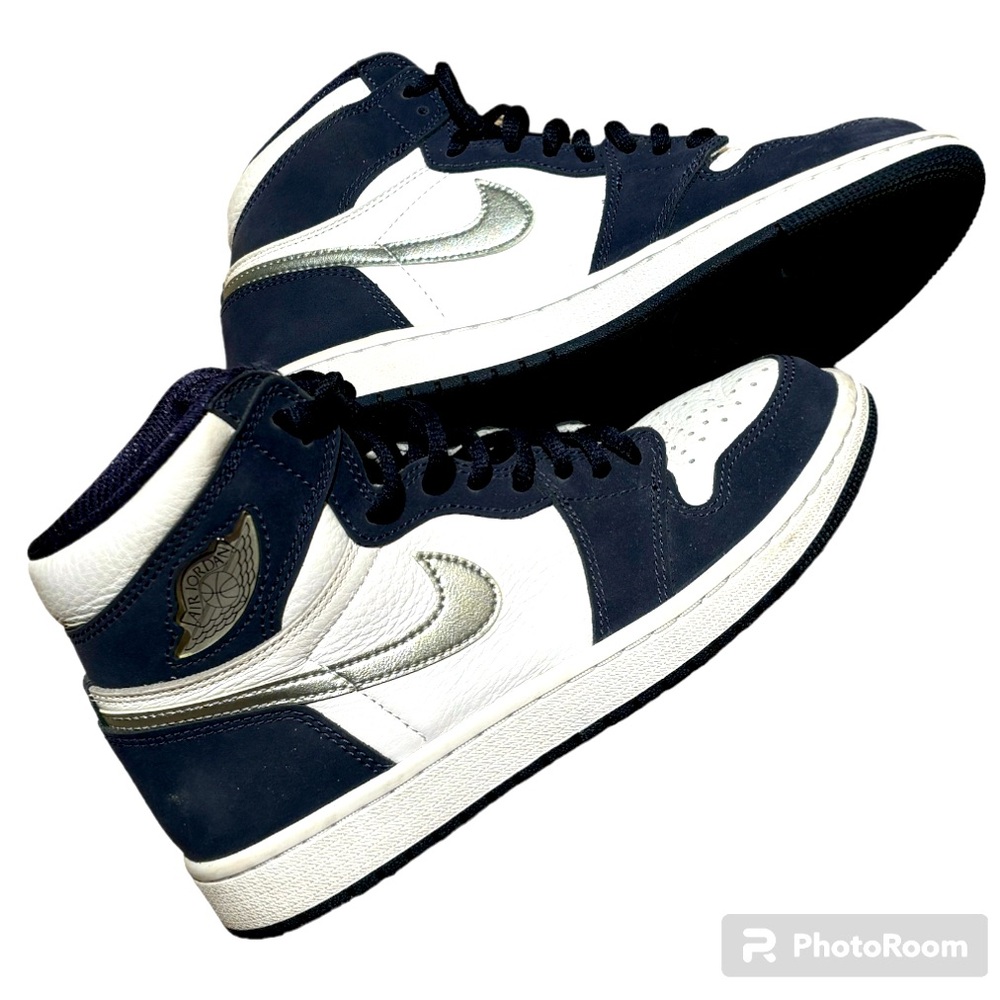 JORDAN 1 Retro High Women’s Midnight Navy Sneakers - Excellent Used Condition